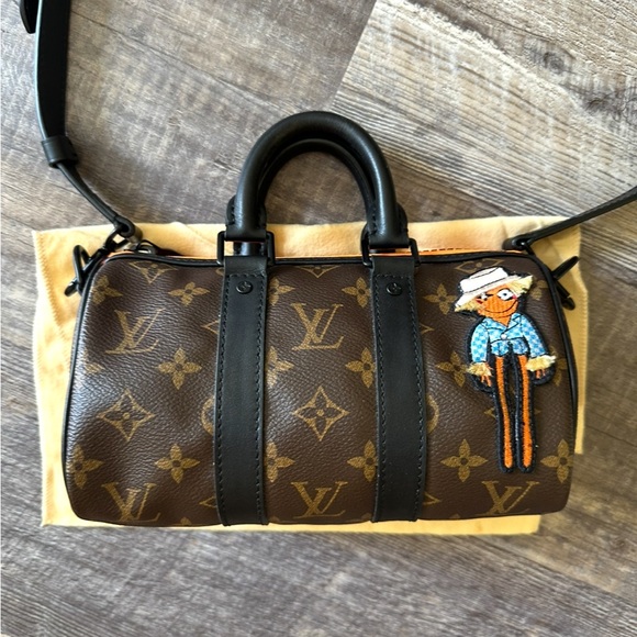 Louis Vuitton Brown Monogram Keepall XS with Character Patch - Picture 1 of 9
